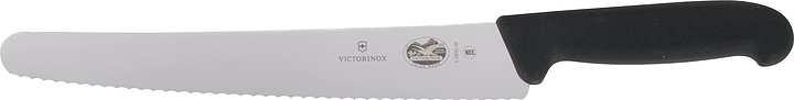 Нож кондитерский Victorinox 5.2933.26 Fibrox l=26 см (нерж. сталь / фиброкс) с черной ручкой