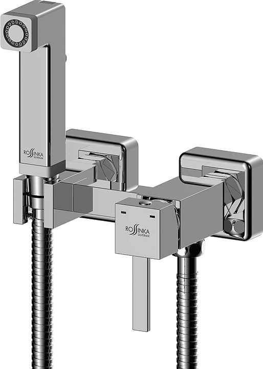 Смеситель для биде с гигиеническим душем Rossinka X25-54