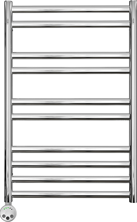 Полотенцесушитель электрический LEMARK Status П10 LM44810E 50x80 см, хром, левый/правый, нерж. сталь