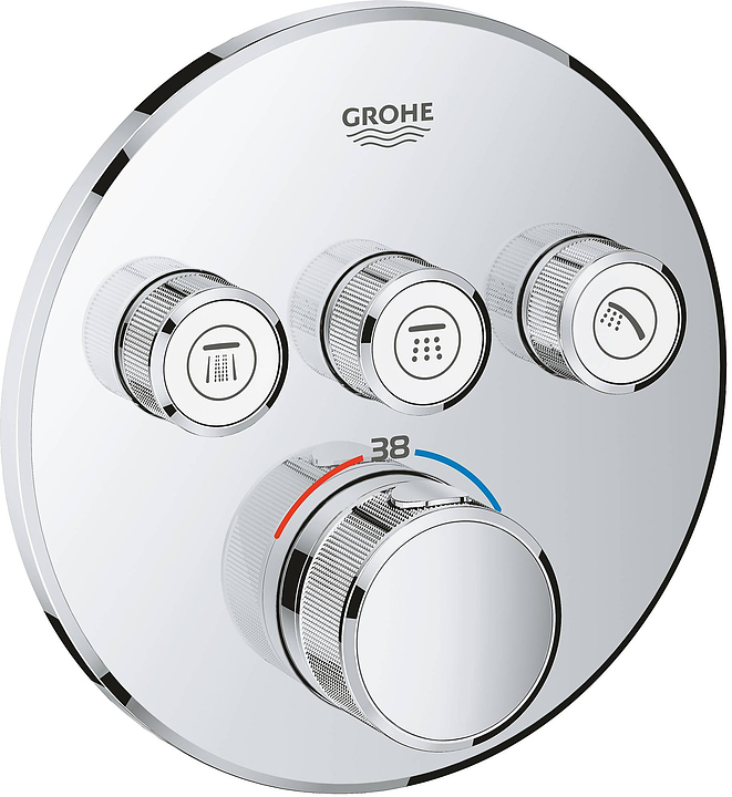 Смеситель для ванны Grohe Grohtherm SmartControl 29121000