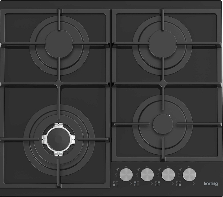 Варочная панель газовая Korting HGG 6734 CTN черная