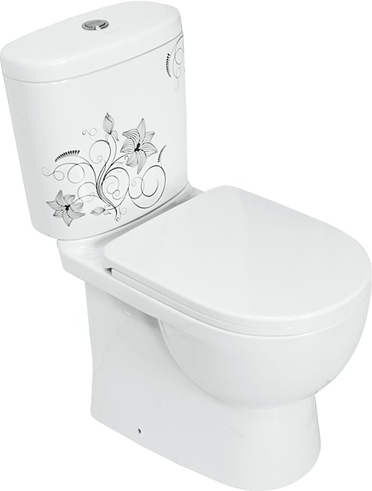 Унитаз-компакт SANITA LUXE Art Flora Luxe ARTSLCC10040622
