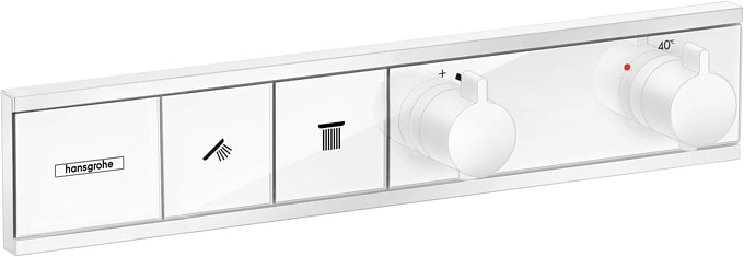 Смеситель для душа встраиваемый термостат Hansgrohe RainSelect 15380700 для 2 потребителей