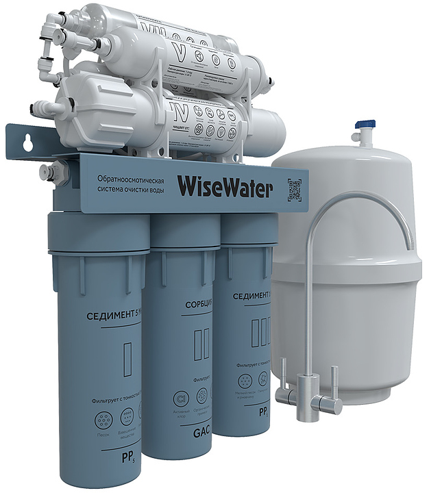 Система обратного осмоса WiseWater Osmos BioEnergy AQUALAST