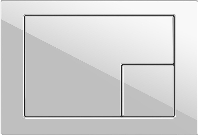 Кнопка смыва Cersanit CORNER A64077 белая