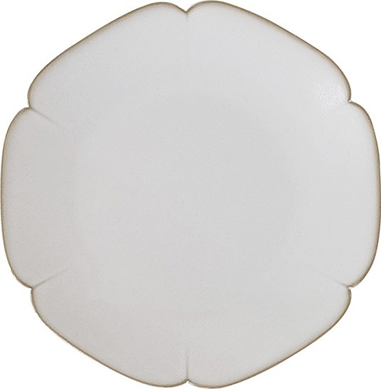 Тарелка Roomers Tableware L9724-CREAM d=20 см (каменная керамика)