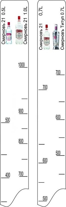 Барная линейка P.L. Proff Cuisine "Смирновъ 21" (0,5/0,7/1 л) / "Смирновъ Титул" (0,7 л)