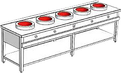 Плита индукционная WOK Heidebrenner ETK-I-W 761529