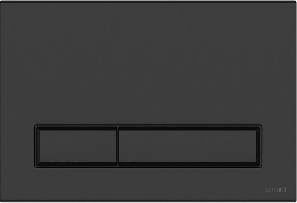 Кнопка смыва Cersanit BLICK A64115 чёрная матовая