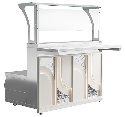 Мармит первых блюд под электрические супницы Luxstahl МПН (С)-1200 Premium Arch (Арка)