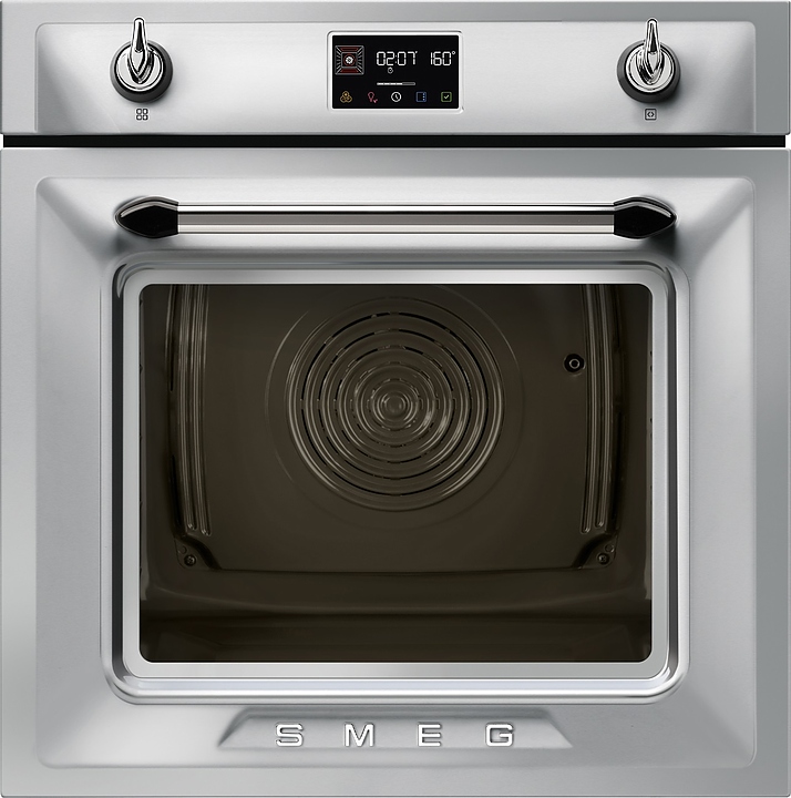 Духовой шкаф комбинированный с паром и пиролизом SMEG SOP6902S2PX нерж. сталь