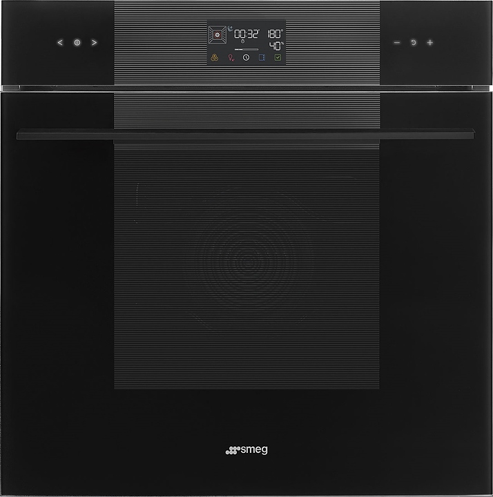 Духовой шкаф комбинированный с паром и пиролизом SMEG SOP6102S2PB3 черный / стекло