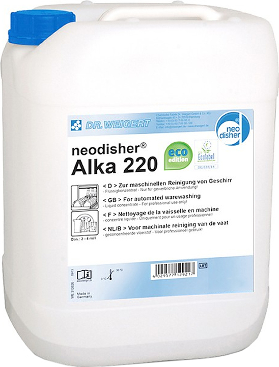 Моющее средство для посудомоечных машин Dr. Weigert Neodisher Alka 220, 12 кг