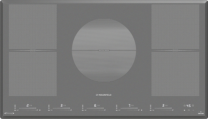 Варочная панель индукционная Maunfeld CVI905SFLGR Inverter серая