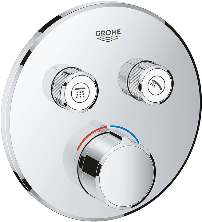 Смеситель для душа встраиваемый на 2 выхода Grohe Grohtherm SmartControl 29145000