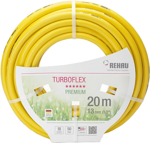 Шланг поливочный Rehau TURBOFLEX 10937881600, Дв 13 (1/2") бухта 20м