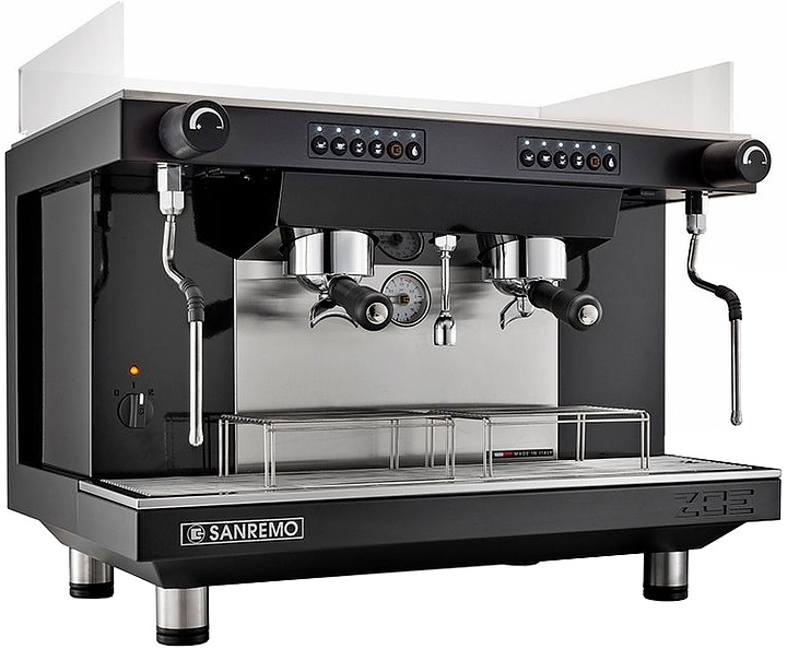 Кофемашина Sanremo Zoe SED Tall 2 гр. черная