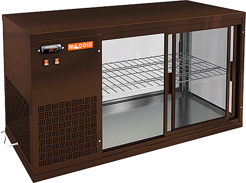 Витрина холодильная HICOLD VRL 900 L Brown