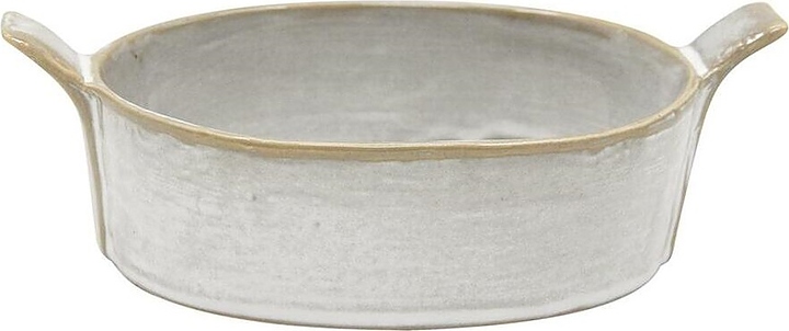 Блюдо сервировочное P.L. Proff Cuisine Gray Oval Bucket Frutti di Mare QB23165003 200 мл 15х8 см h=4 см с ручками (керамика)