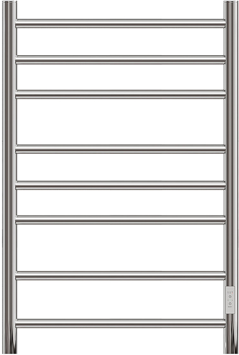 Полотенцесушитель электрический с диммером Point Аврора PN10848 П8 400x800 диммер справа, хром