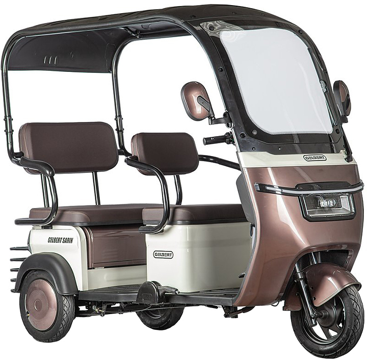 Трицикл Rutrike Gelbert Sarin кориченово-белый