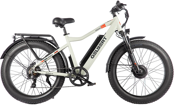 Электровелосипед GELBERT Pegas 3 DUAL PRO бежевый