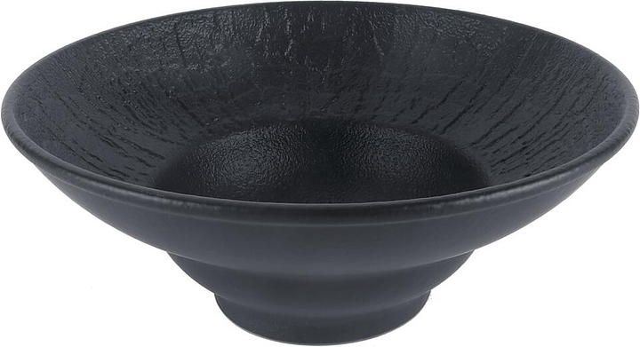 Тарелка глубокая P.L. Proff Cuisine Black Raw Wood 81229886 150 мл