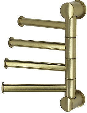 Держатель полотенец четверной Wasserkraft K-1054BRUSHED GOLD золото матовое