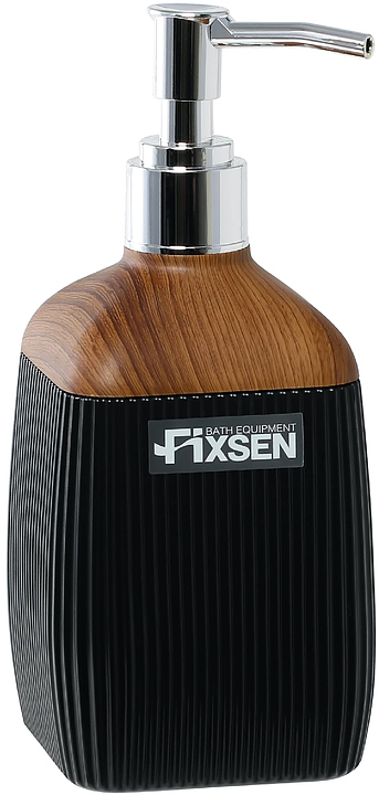 Дозатор для жидкого мыла Fixsen Black Wood FX-401-1 черный