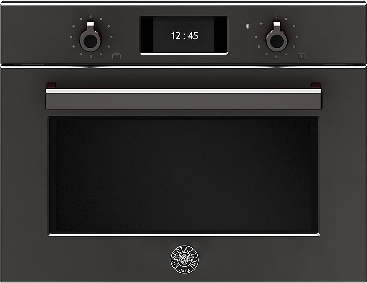 Духовой шкаф Bertazzoni F457PROVTN комбинированный с пароваркой черный матовый