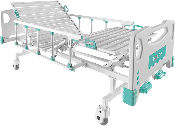 Кровать медицинская механическая ПРОМЕТ HILFE KM-05 (МВ223.1.1.5) с РУ