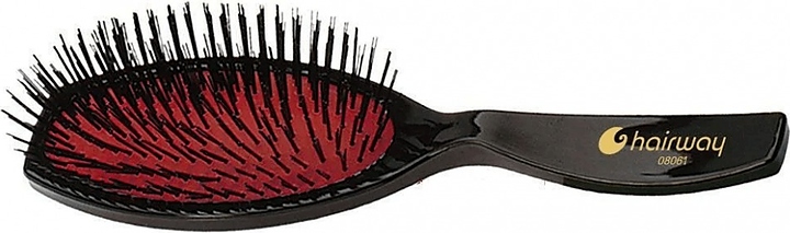 Щетка массажная Hairway Cherry 08061, 11 рядов