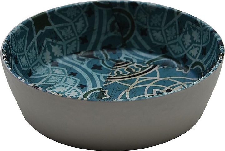 Салатник P.L. Proff Cuisine JW14007-TAI Damask Blue 17,9х5,3 см (меламин) круглый