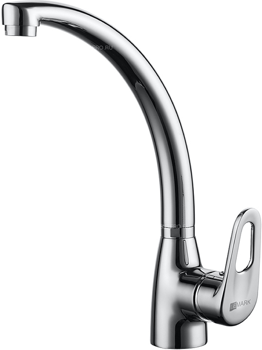 Смеситель для кухни LEMARK Luna LM4155C с высоким поворотным изливом, хром