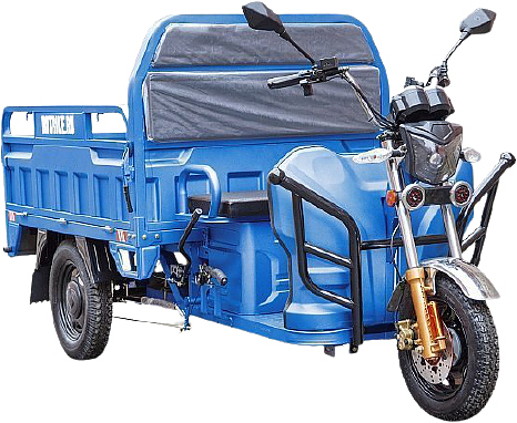 Электроцикл грузовой Rutrike Дукат 1500 60V1000W синий