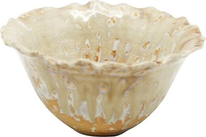 Салатник P.L. Proff Cuisine Pearl Coral Flower Frutti di Mare QB23171010 200 мл d=11,3 см h=8 см (керамика)