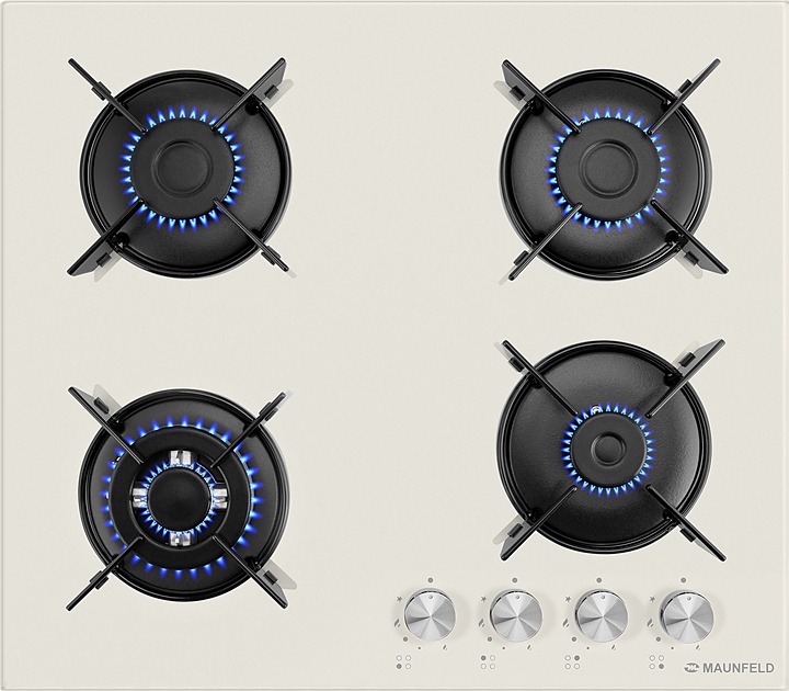 Варочная панель газовая Maunfeld EGHG.64.13STS-EBG бежевая