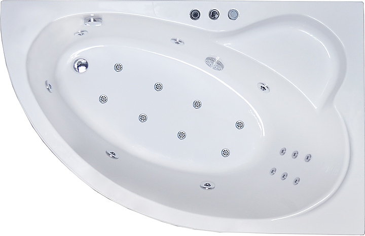 Ванна гидромассажная Royal Bath ALPINE DE LUXE RB819100DL-R 150х100x58 см, акрил