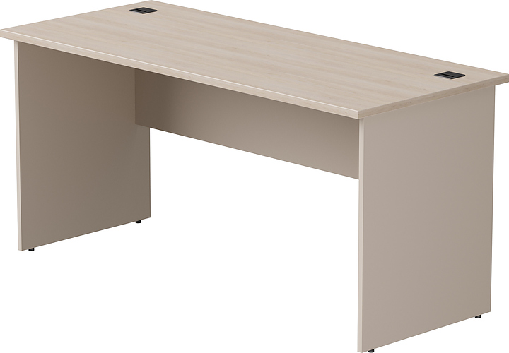 Стол офисный Everprof EVO 1580х670х755 мм (ЛДСП) дуб соната / кашемир