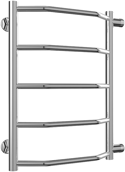 Полотенцесушитель водяной Terminus Виктория 5П Ду 25 (1") НР 40х59,6 мм боковое подключение