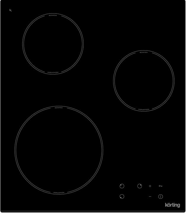 Варочная панель индукционная Korting HI 42031 B черная