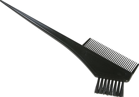 Кисть для окрашивания Sibel BLACK COMB, с расческой, черная