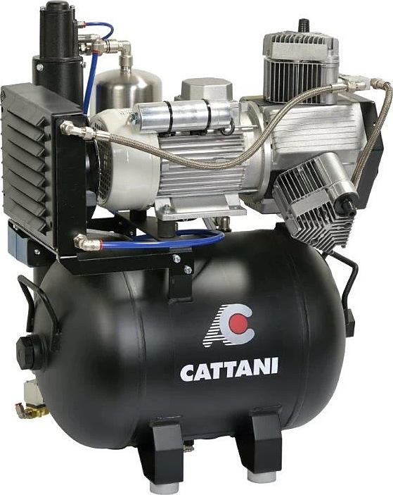 Компрессор Cattani для cad/cam систем, с осушителем, 165 л/мин при 8 атмосфер