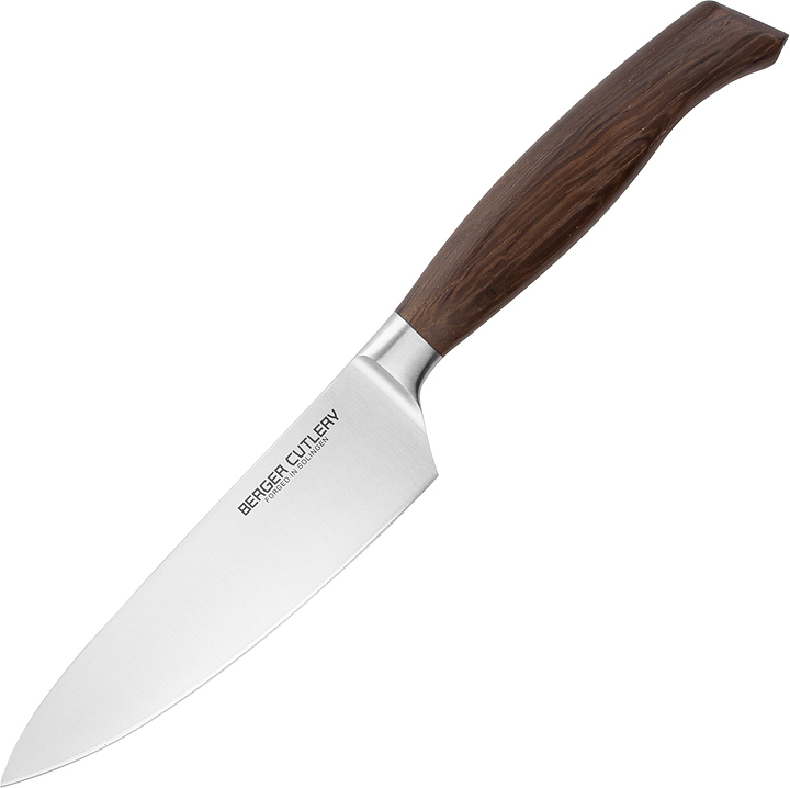 Нож поварской BERGER CUTLERY Ergo Line Smoked Oak BC110516 160 мм