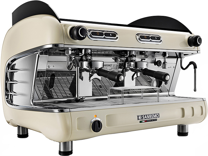 Кофемашина Sanremo Verona SAP 2 (белая, высокие группы)