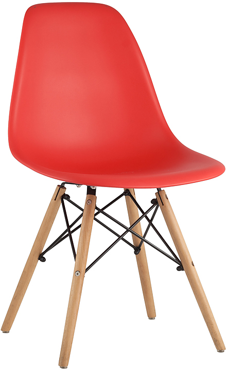 Стул Stool Group Simple DSW красный