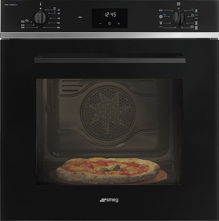 Духовой шкаф SMEG SF6400S1PZB черный / стекло