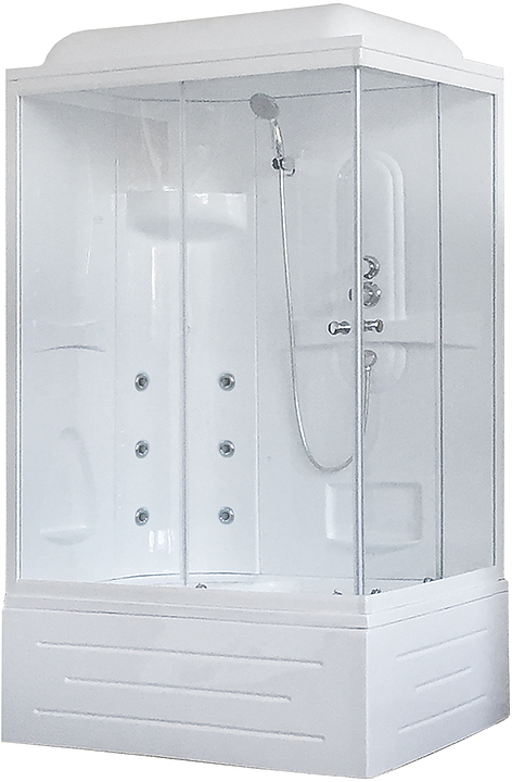 Душевая кабина с гидромассажем Royal Bath RB8120BP2-T-L левая 120х80 см