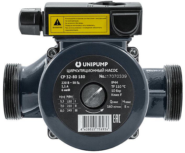 Насос циркуляционный Unipump CP 32-80 180