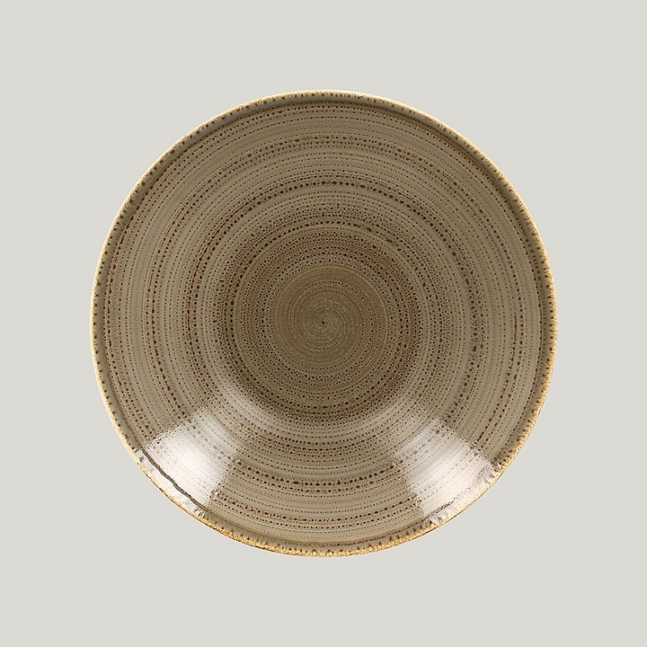 Тарелка круглая глубокая RAK Porcelain Twirl Alga TWBUBC36AL 3,6 л